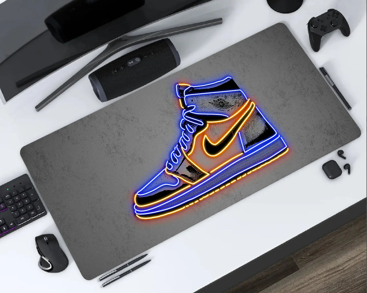 Air Jordan Sneakars Desk Gaming Pad