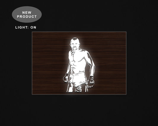 Chuck Liddell LED Wooden Decal
