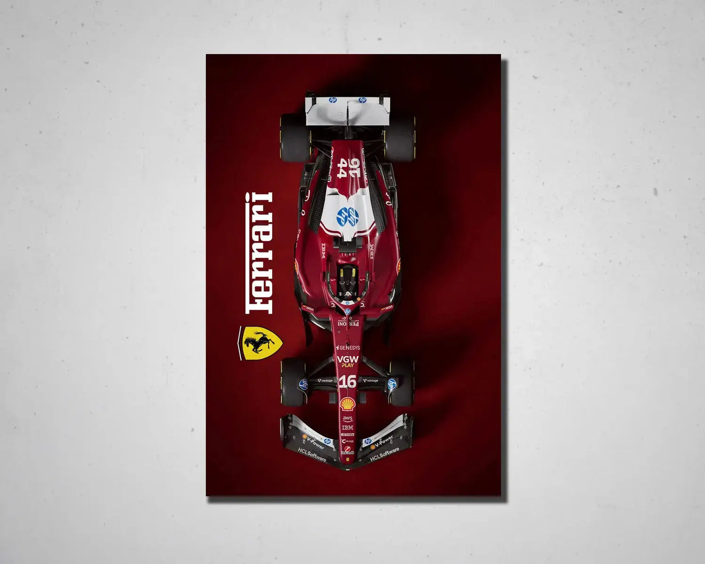 Arte en lienzo en blanco y negro de Dale Earnhardt