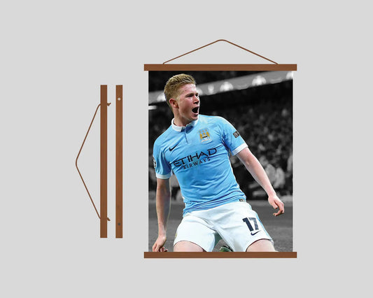 Kevin De Bruyne Poster Hanging Frame