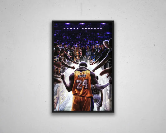 Kobe Bryant Gianna Legendary Canvas Art