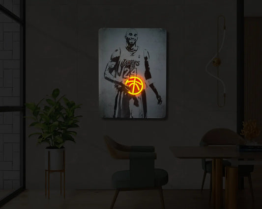 Kobe Bryant UV Neon Sign