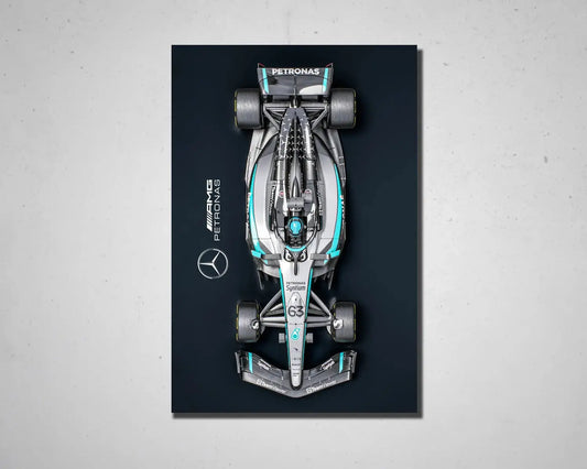 Mercedes F1 W16 2025 Acrylic Wall Art