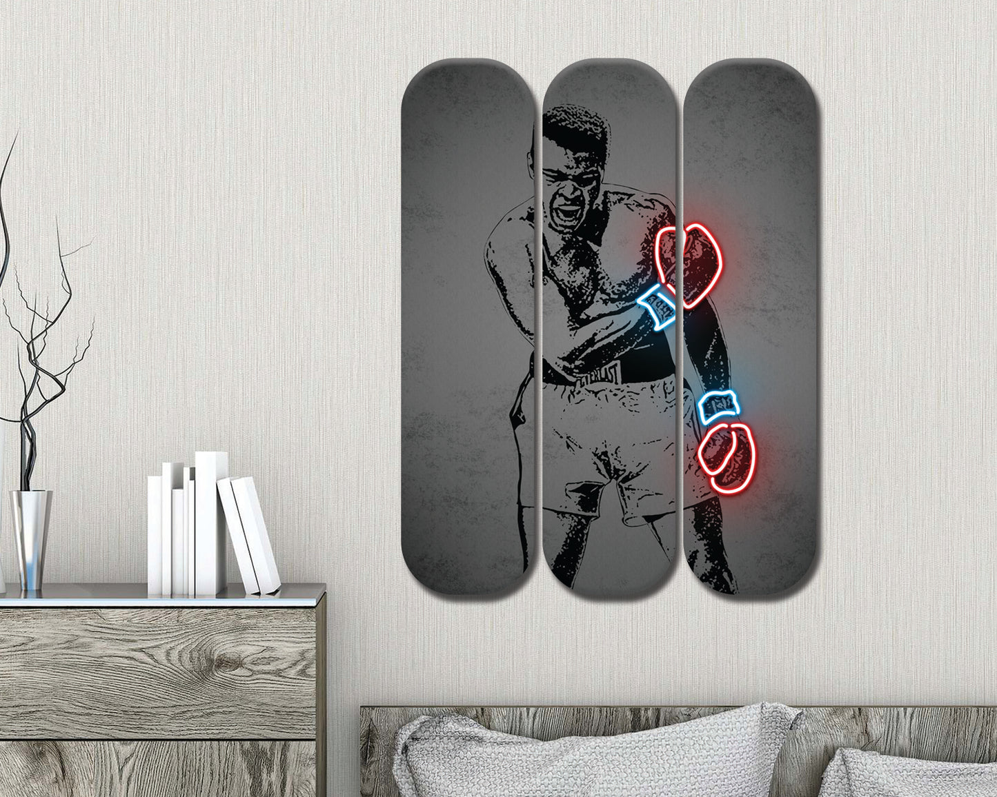 Muhammad Ali Acrylic Skateboard Wall Art