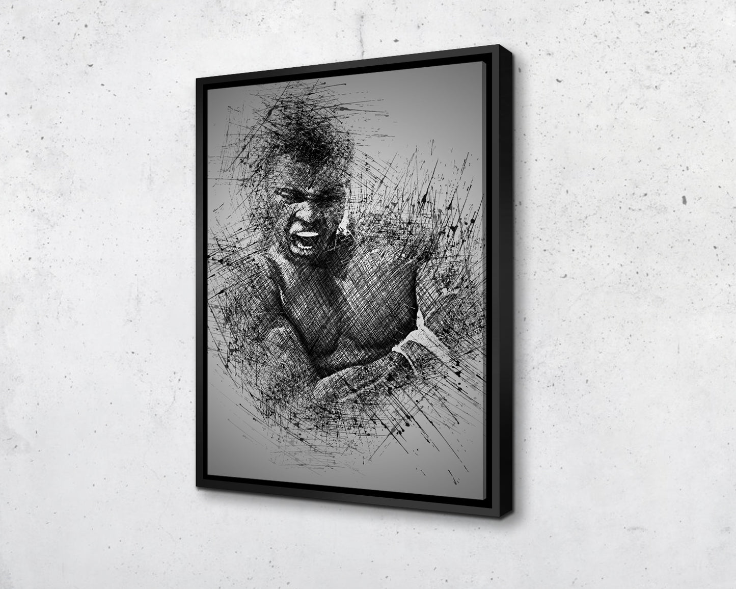 Muhammad Ali Sketch Wall Art