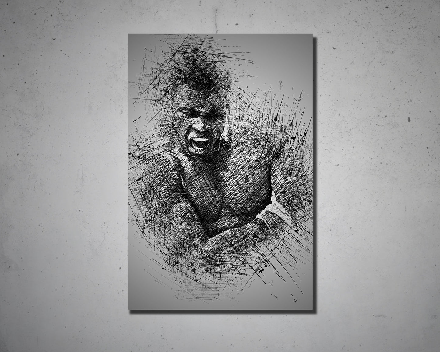 Muhammad Ali Sketch Wall Art