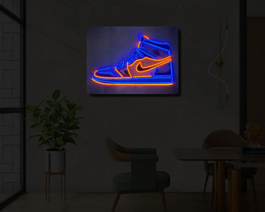 Nike Sneakers UV Neon Sign