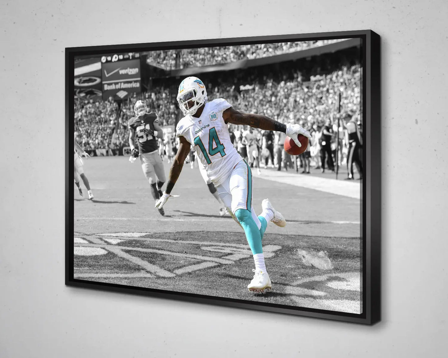 Odell Beckham Jr. Black & White Canvas Print | NFL Wall Art