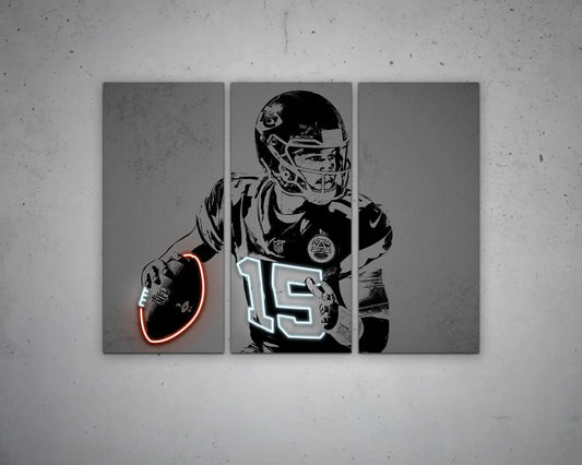 Patrick Mahomes Canvas Wall Art
