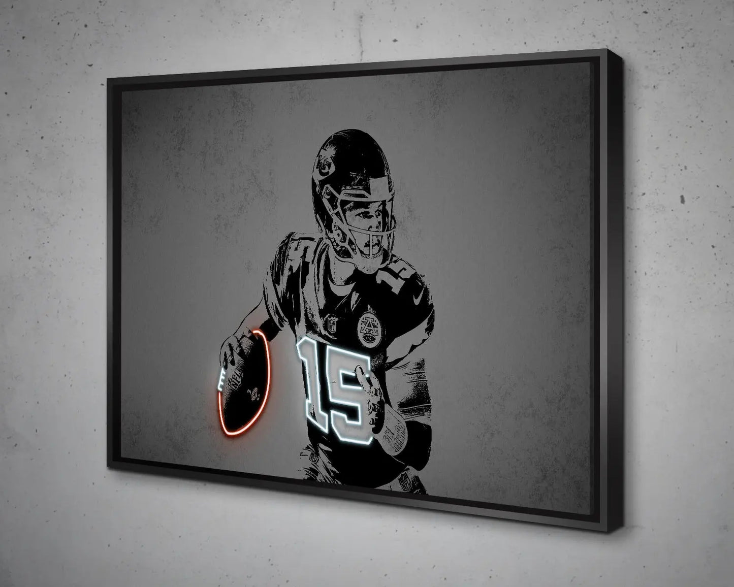 Patrick Mahomes Canvas Wall Art