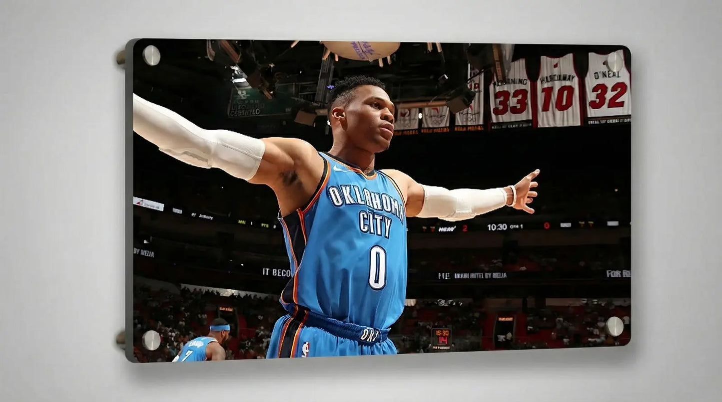 Russell Westbrook Oklahoma City Canvas Wall Art