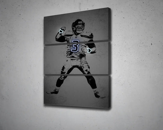 Russell Wilson Canvas Wall Art