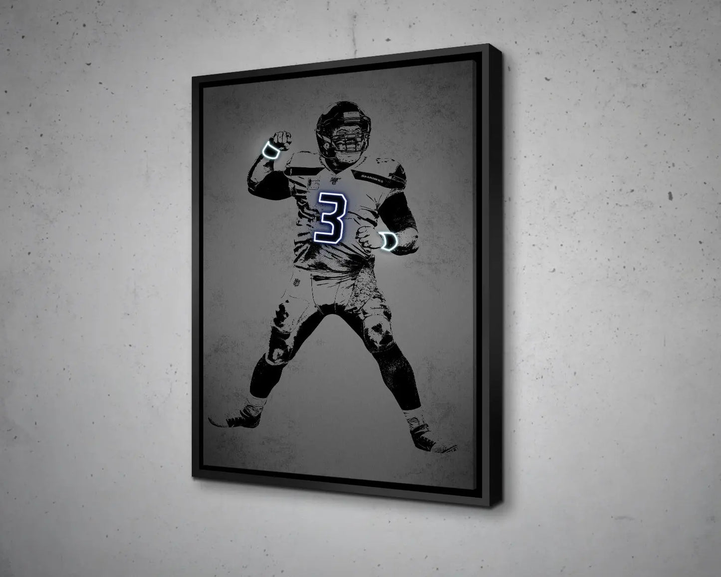 Russell Wilson Canvas Wall Art