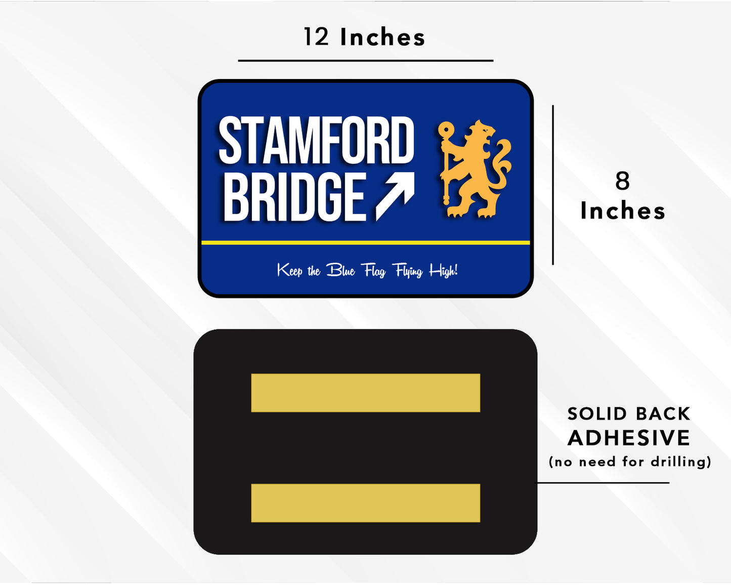 Stamford Bridge Stadium Acrylic Door Sign