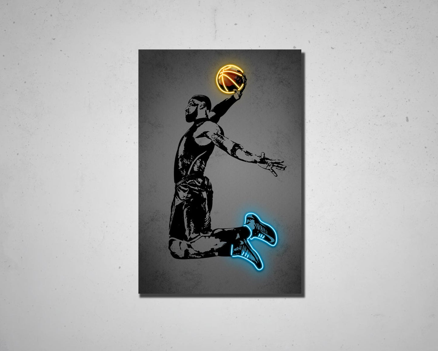 LeBron James Canvas Wall Art