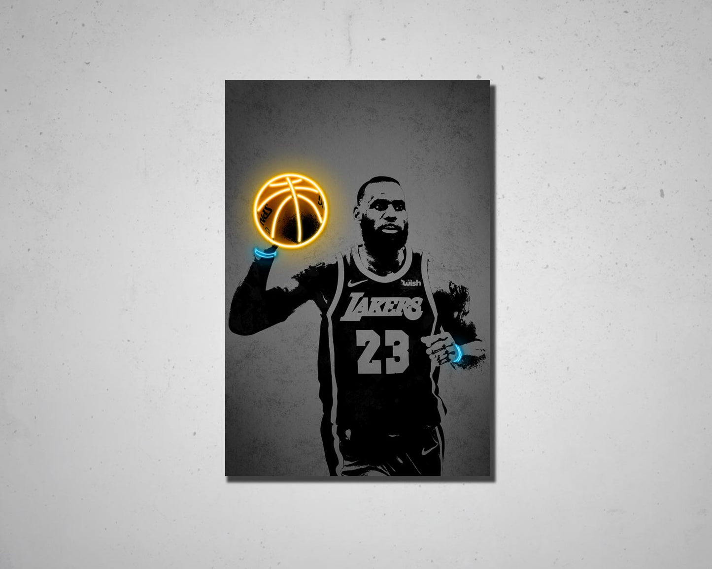 LeBron James Canvas Wall Art