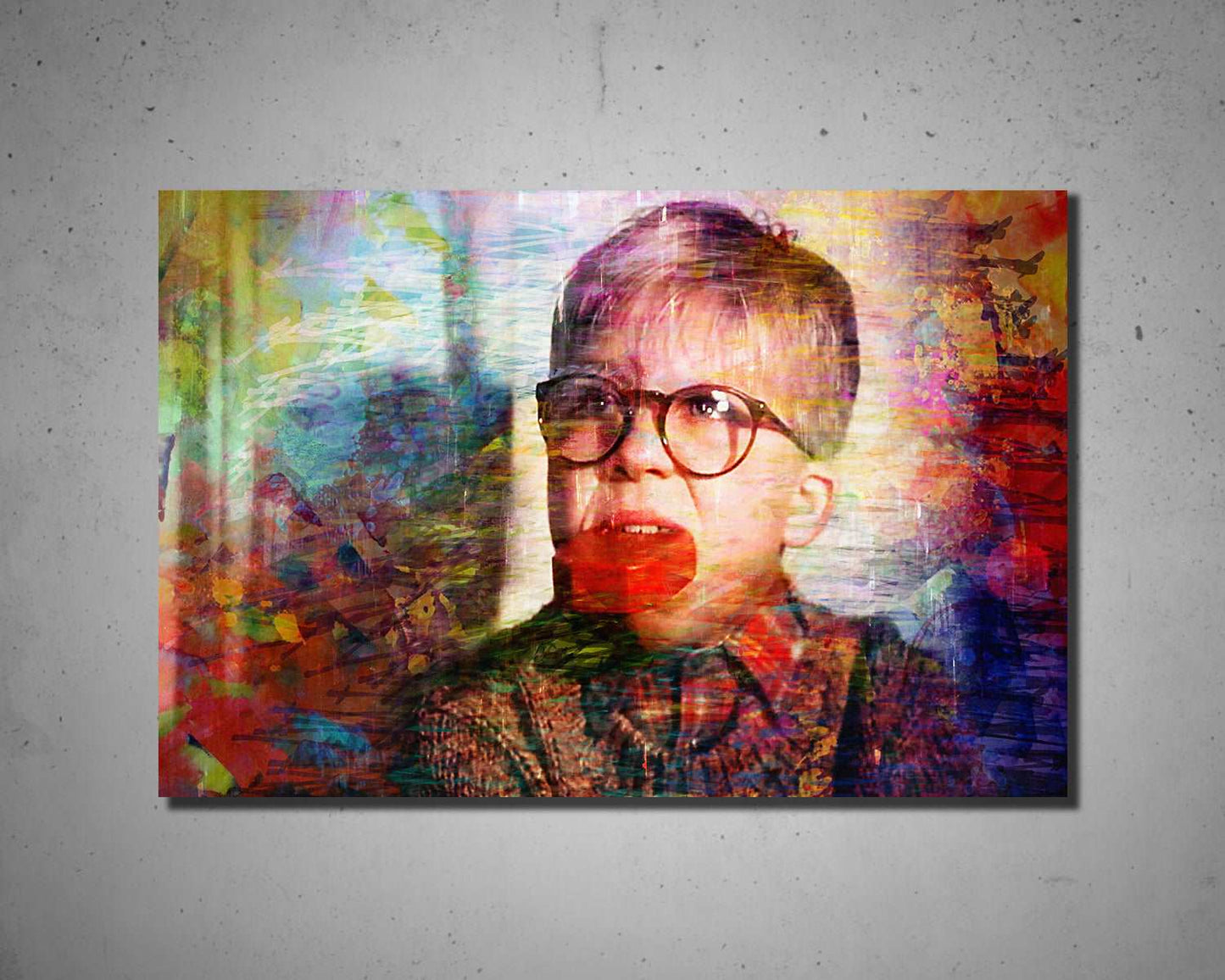A Christmas Story Multicolour Wall Art