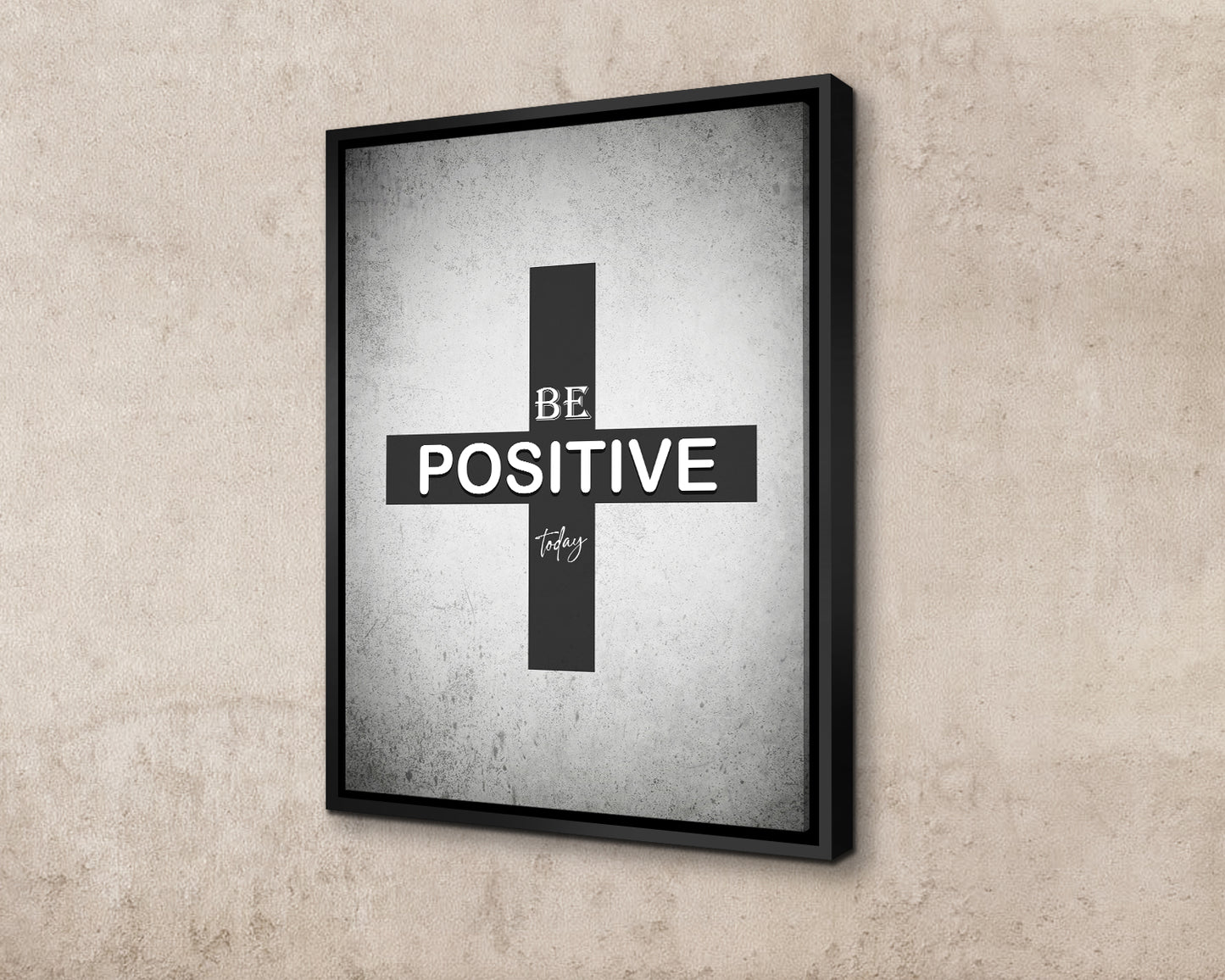 Be Positive Today Canvas Wall Art