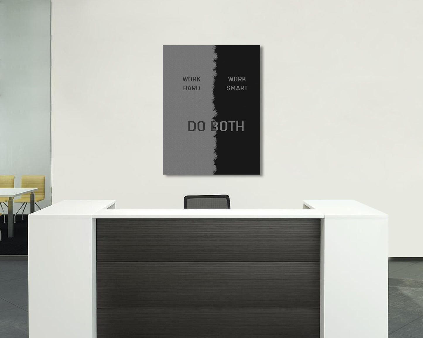 Work Hard Work Smart Canvas Wall Art