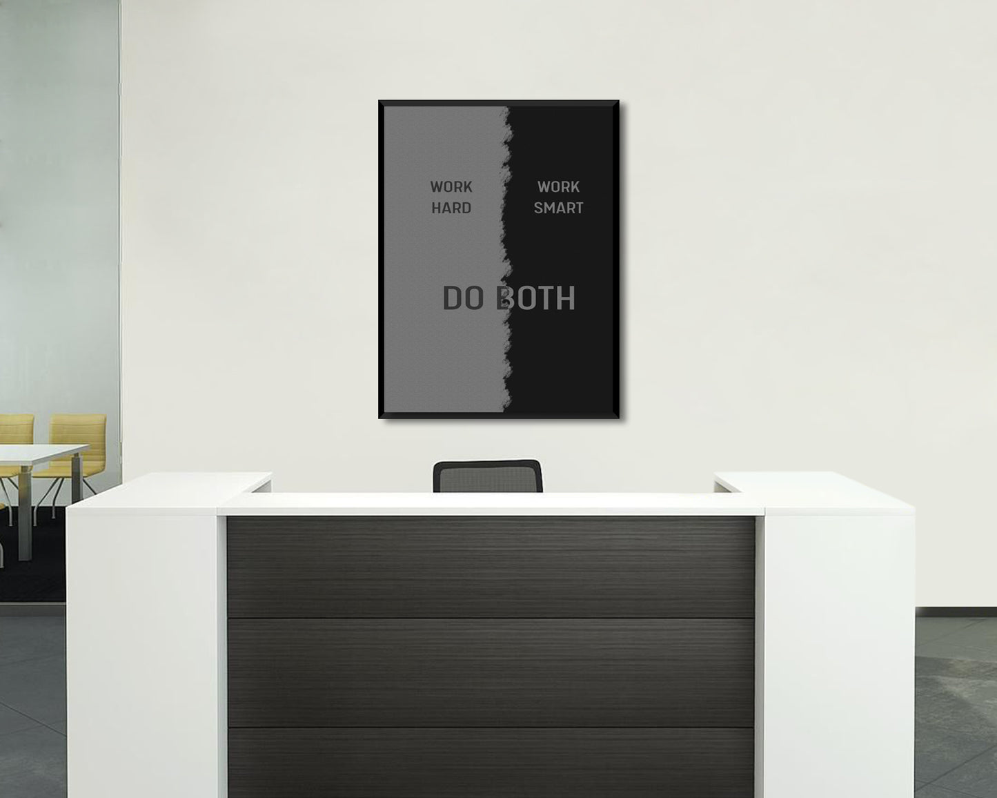 Work Hard Work Smart Canvas Wall Art