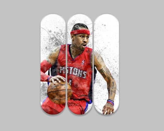 Allen lversson Acrylic Skateboard Wall Art