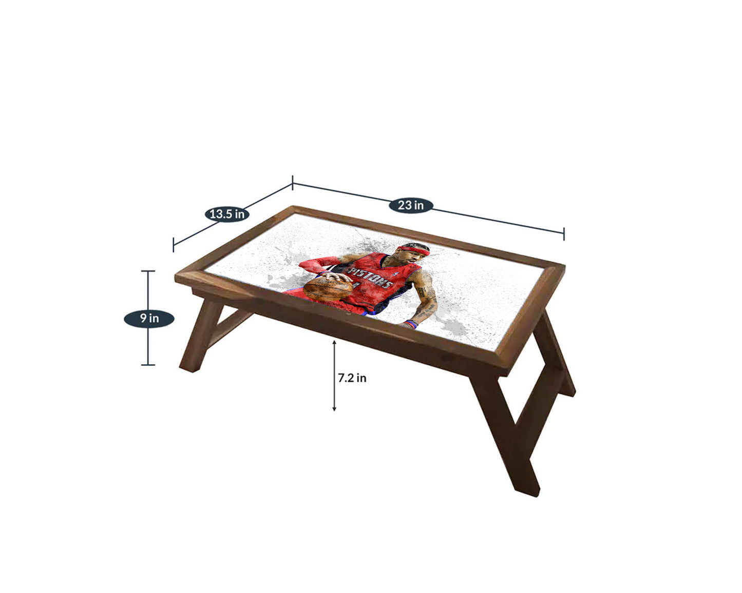 Allen Iverson Splash Effect Coffee and Laptop Table