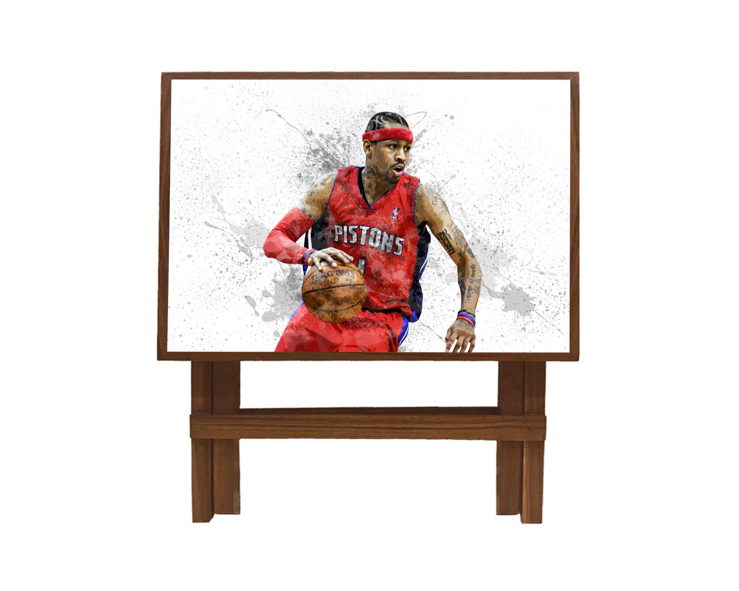 Allen Iverson Splash Effect Coffee and Laptop Table