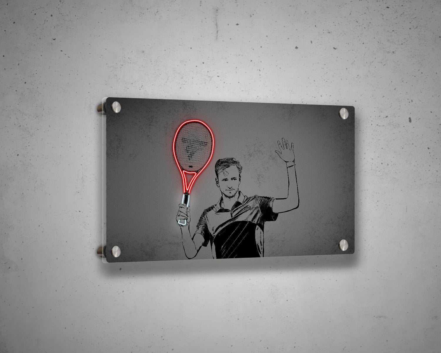 Daniil Medvedev Canvas Wall Art