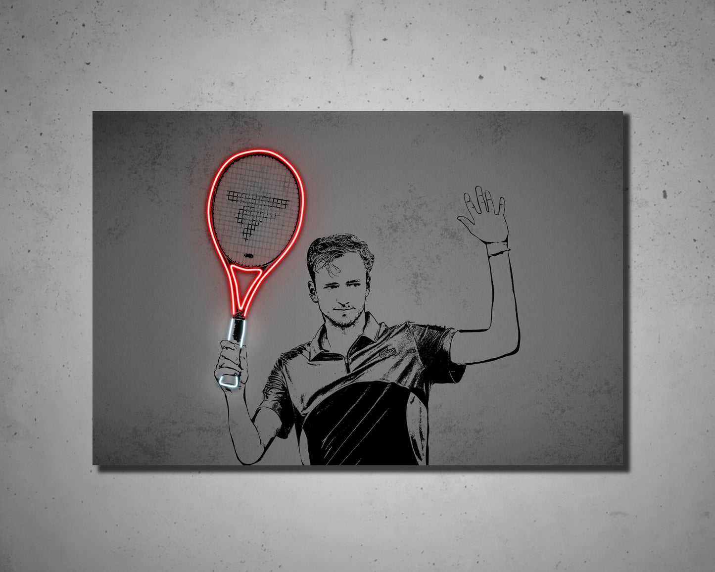 Daniil Medvedev Canvas Wall Art