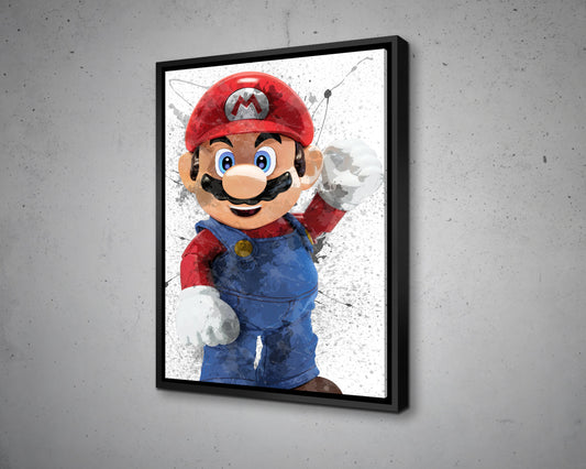 Mario Canvas Wall Art