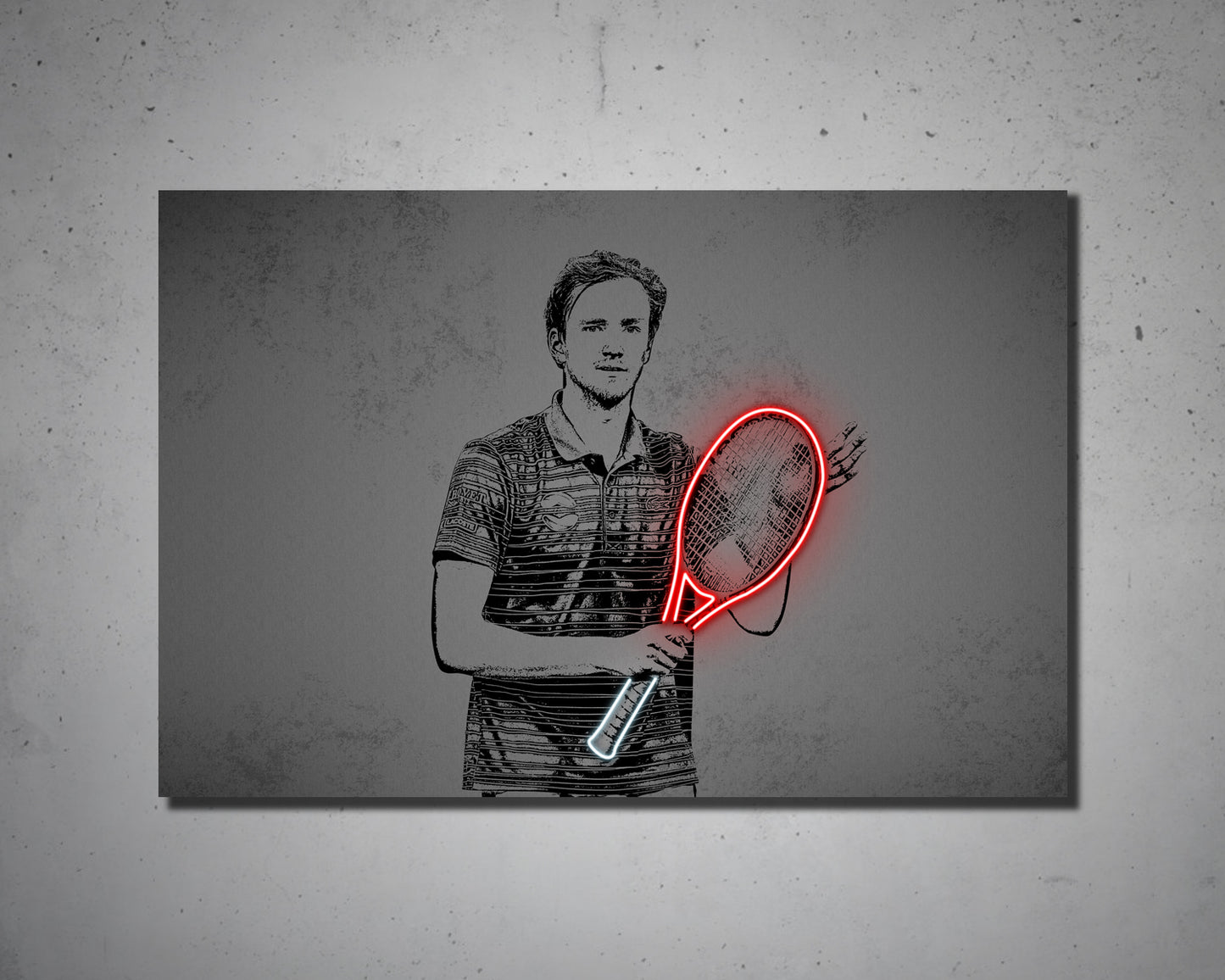 Daniil Medvedev Canvas Wall Art