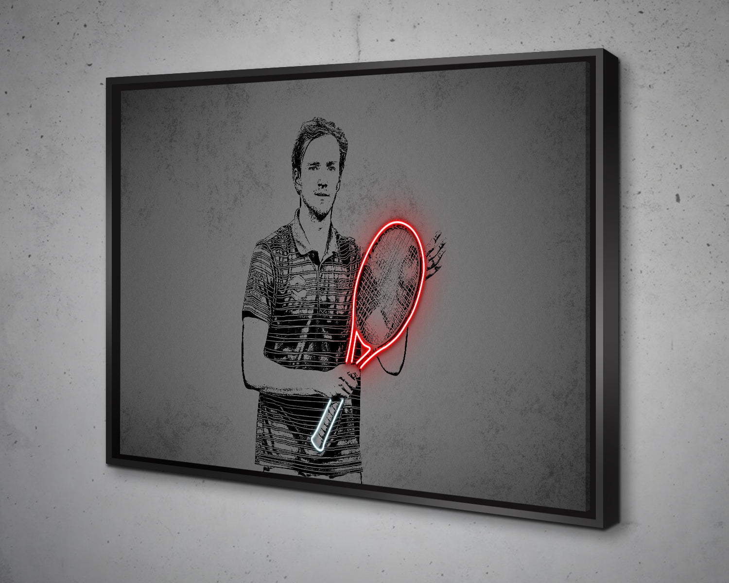 Daniil Medvedev Canvas Wall Art