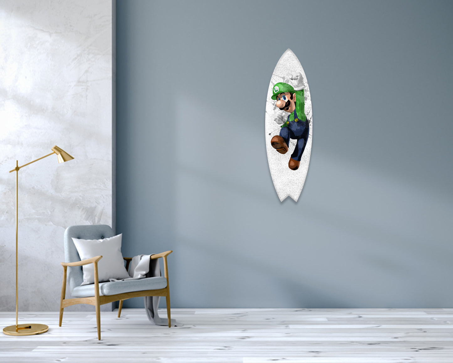 Luigi Acrylic Surfboard Wall Art