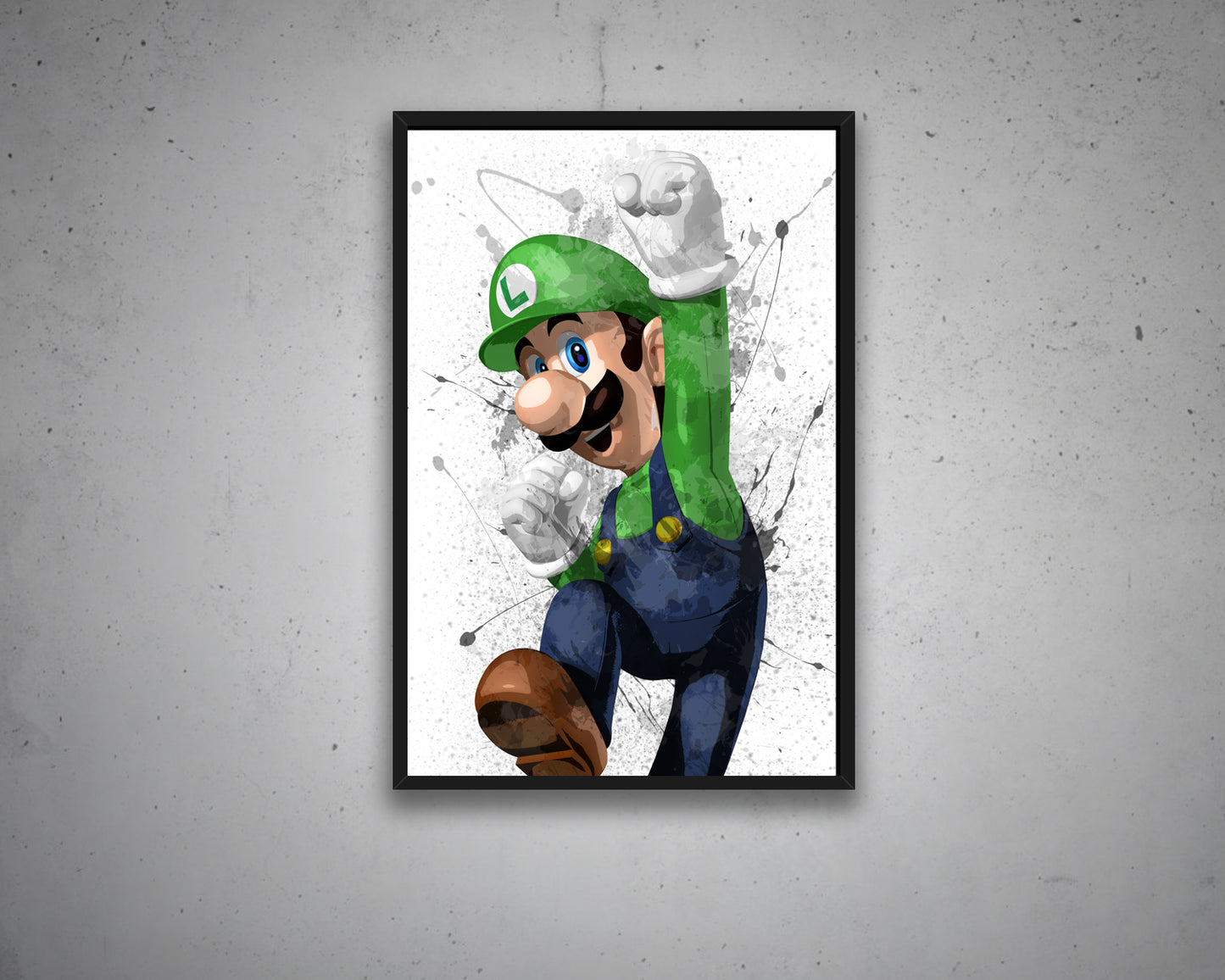 Luigi Canvas Wall Art