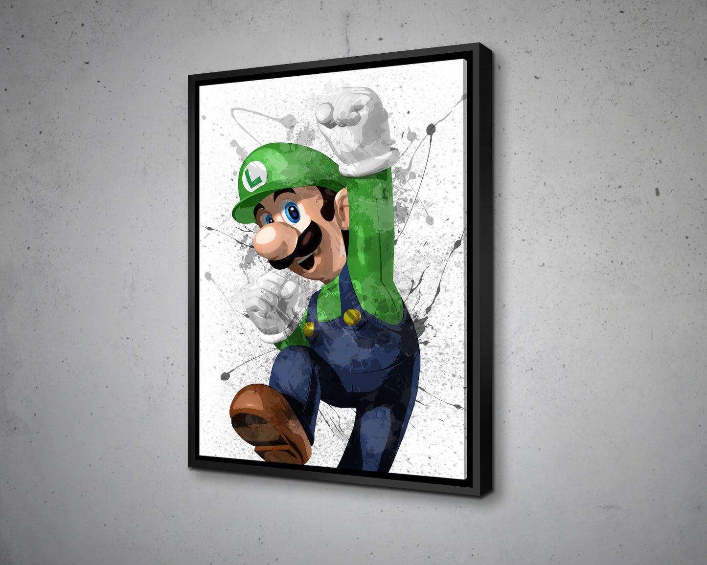 Luigi Canvas Wall Art