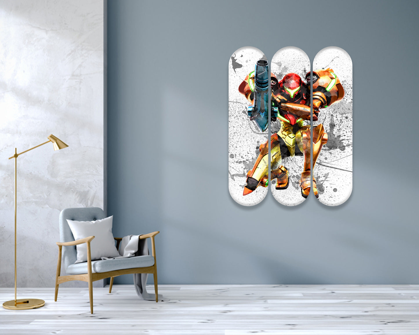 Samus Acrylic Skateboard Wall Art