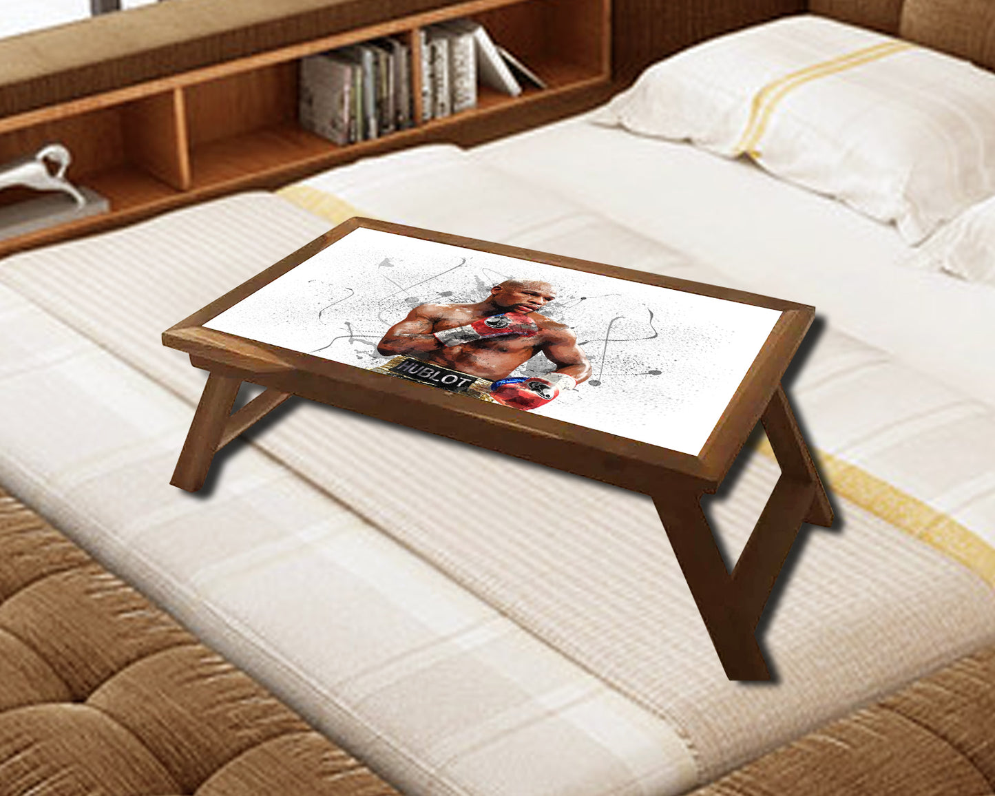 Floyd Mayweather Splash Effect Coffee and Laptop Table