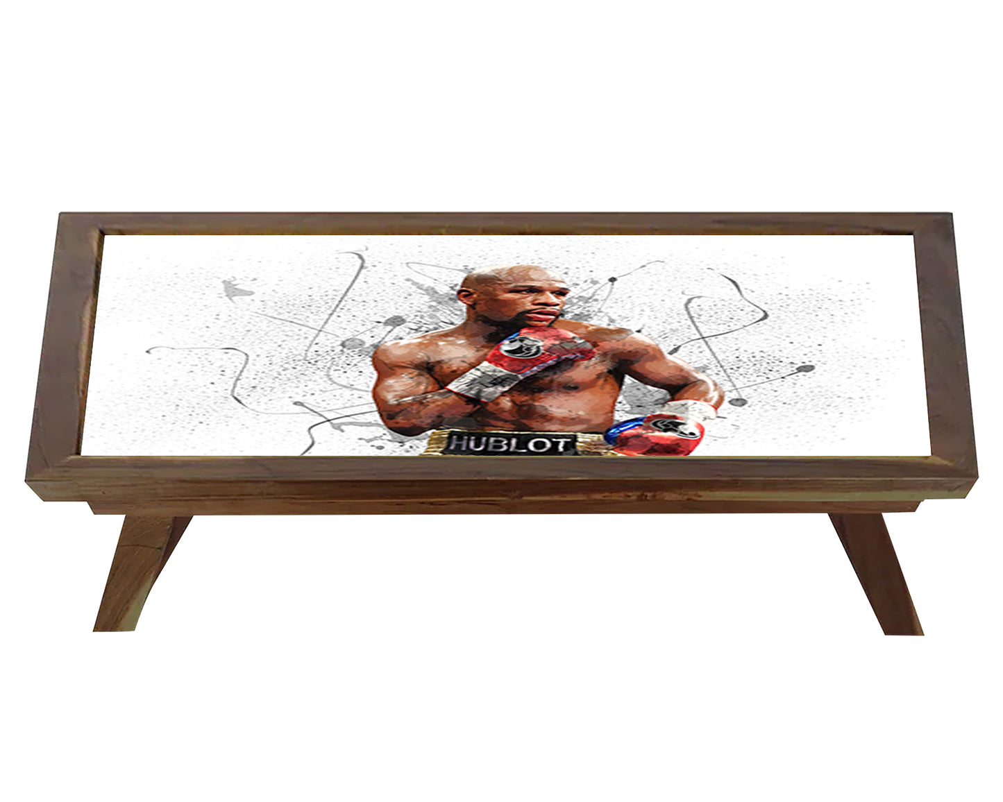 Floyd Mayweather Splash Effect Coffee and Laptop Table