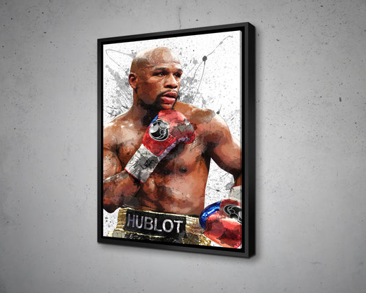 Floyd Mayweather Canvas Wall Art