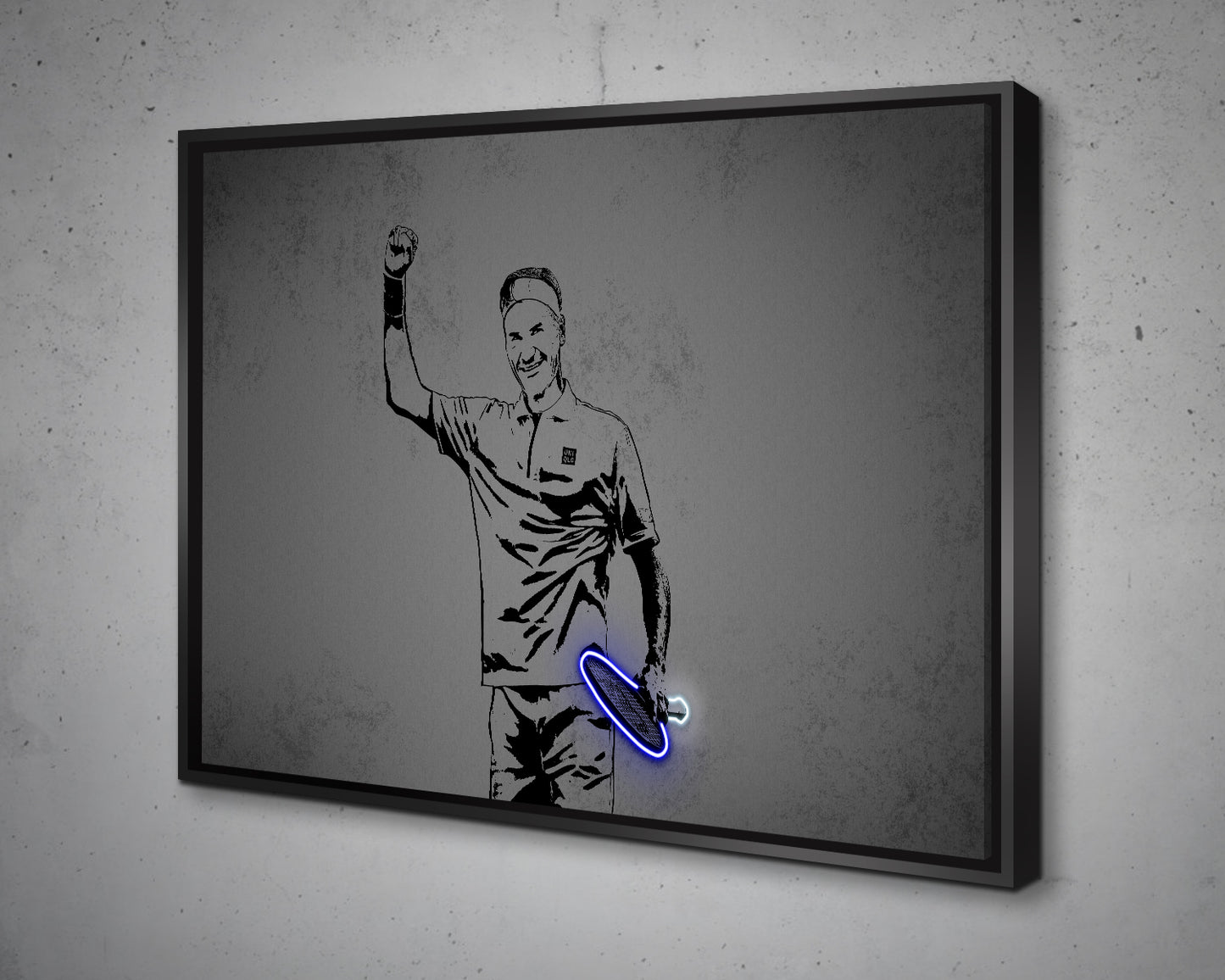 Roger Federer Canvas Wall Art