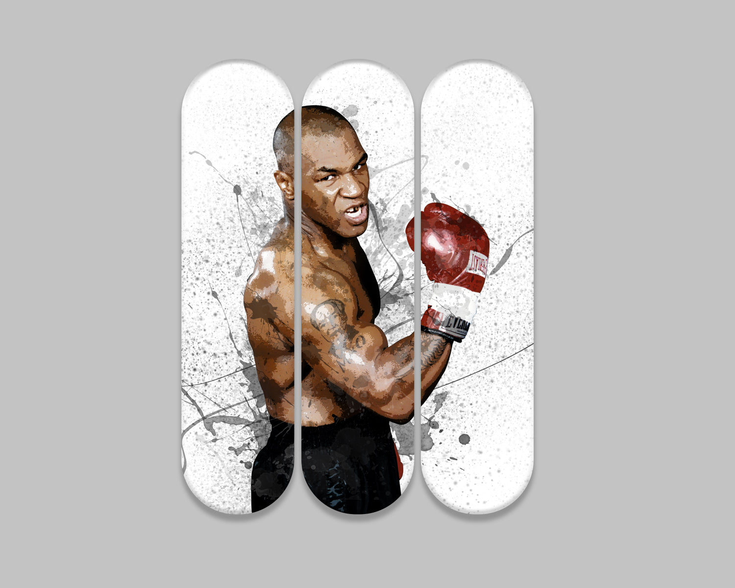 Mike Tyson Acrylic Skateboard Wall Art
