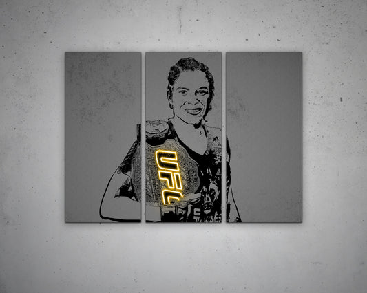 Amanda Nunes Canvas Wall Art