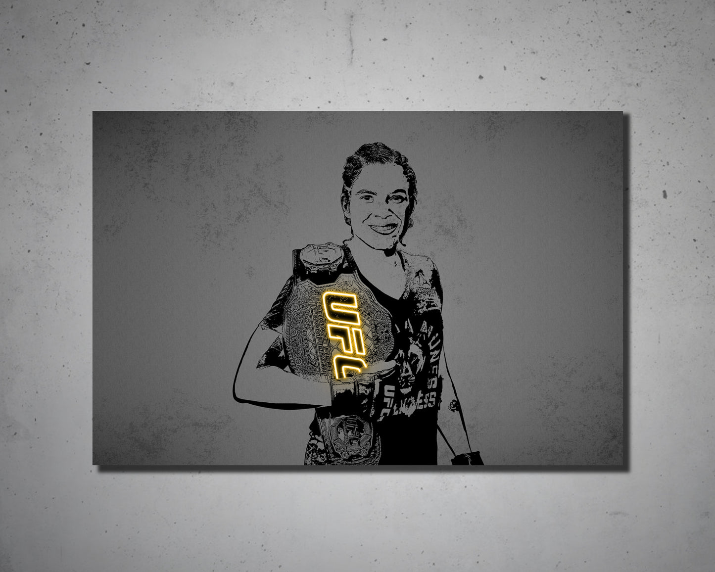 Amanda Nunes Canvas Wall Art
