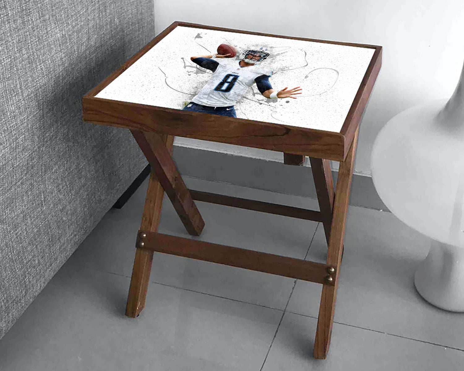 Marcus Mariota Splash Effect Coffee and Laptop Table