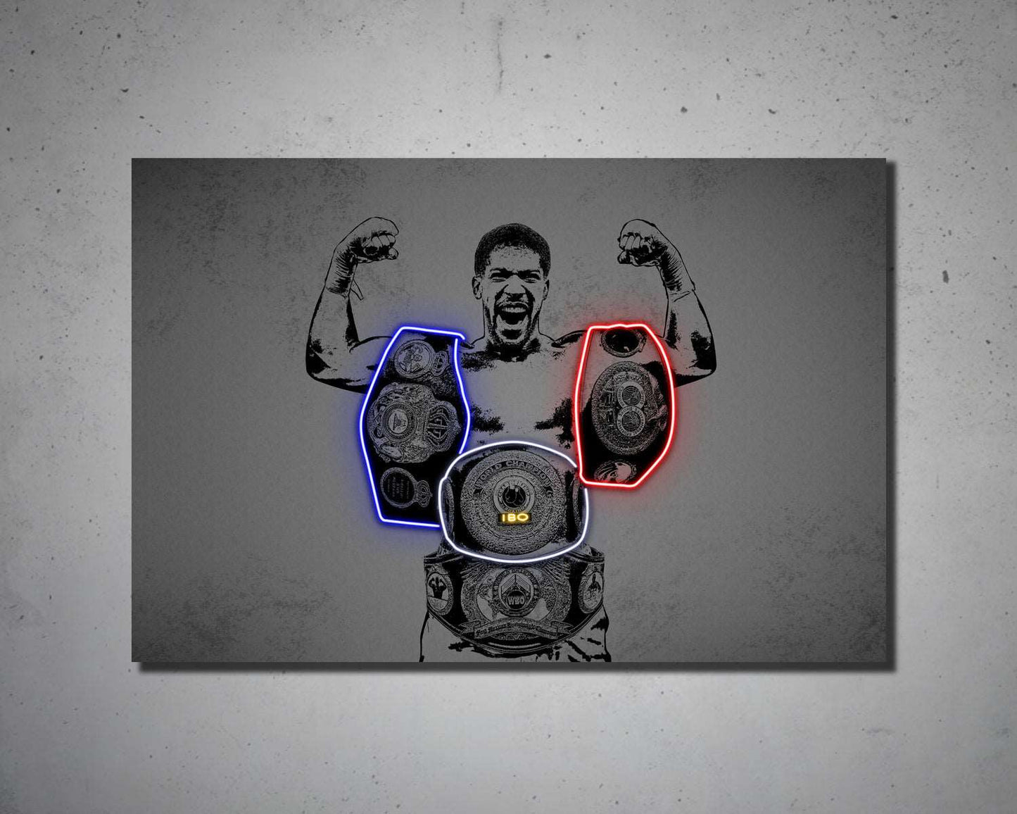 Anthony Joshua Canvas Wall Art