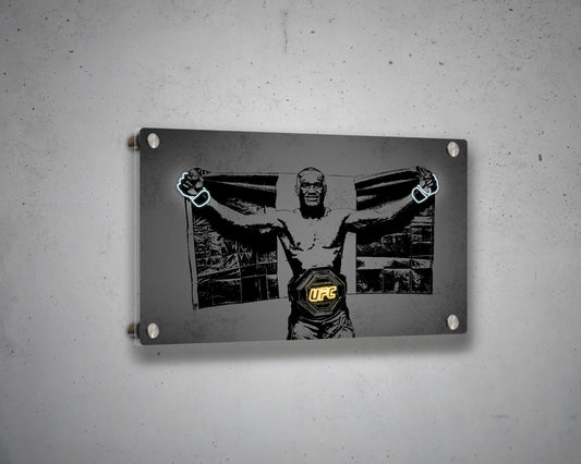 Kamaru Usman Canvas Wall Art