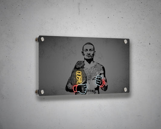 Max Holloway Canvas Wall Art