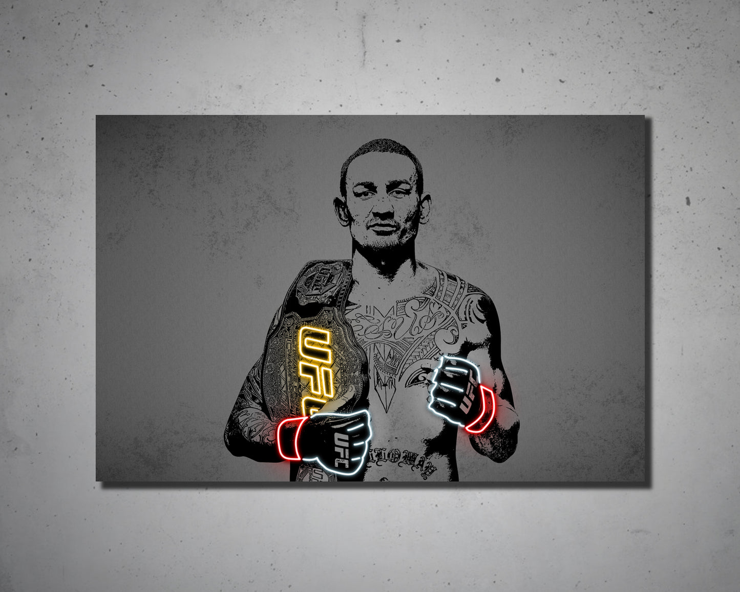 Max Holloway Canvas Wall Art