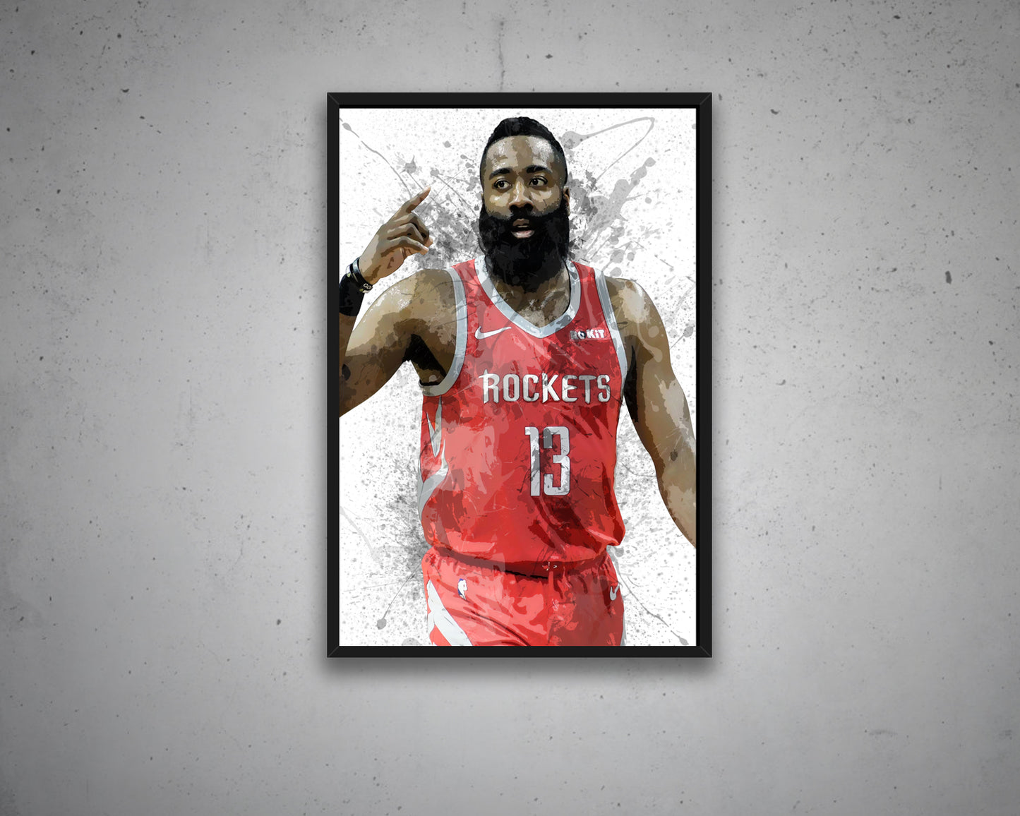 James harden Canvas Wall Art