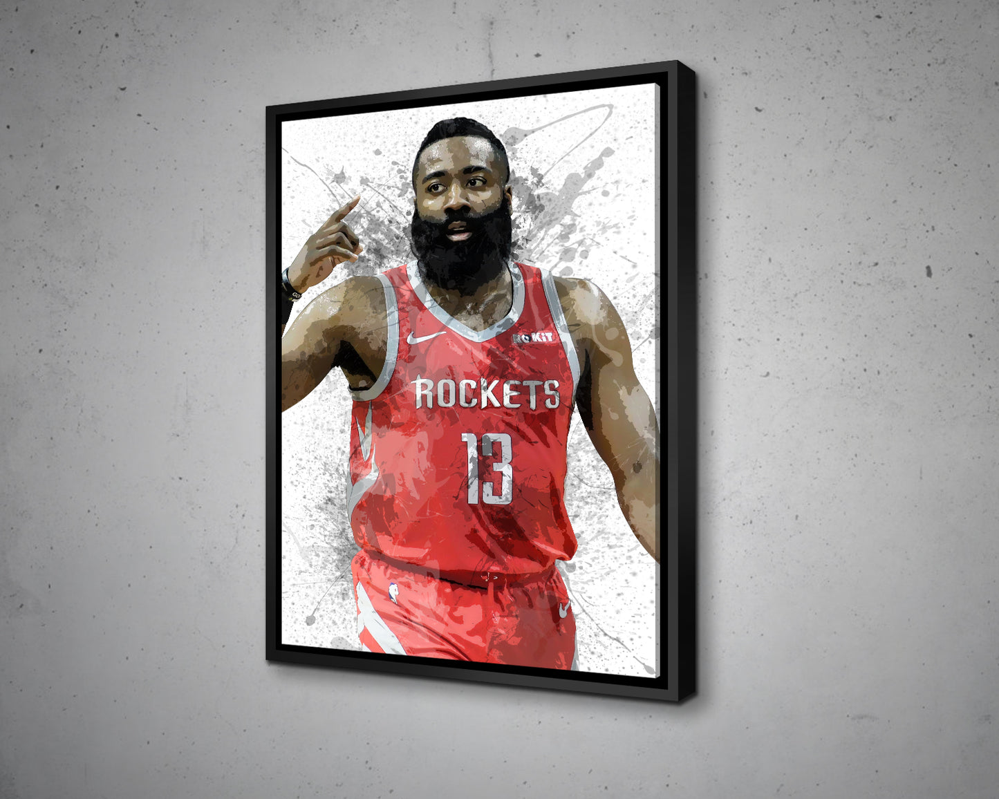 James harden Canvas Wall Art